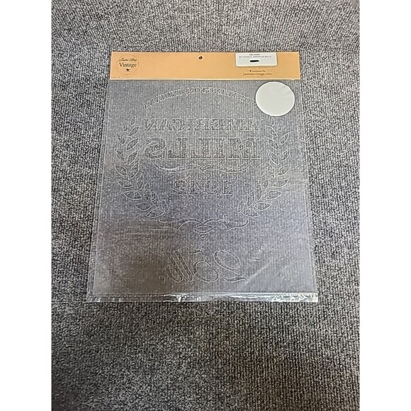 NEW JRV 15mil Reusable "American Mills" Grain Sack Stencil 13x11.5 - Picture 3 of 3